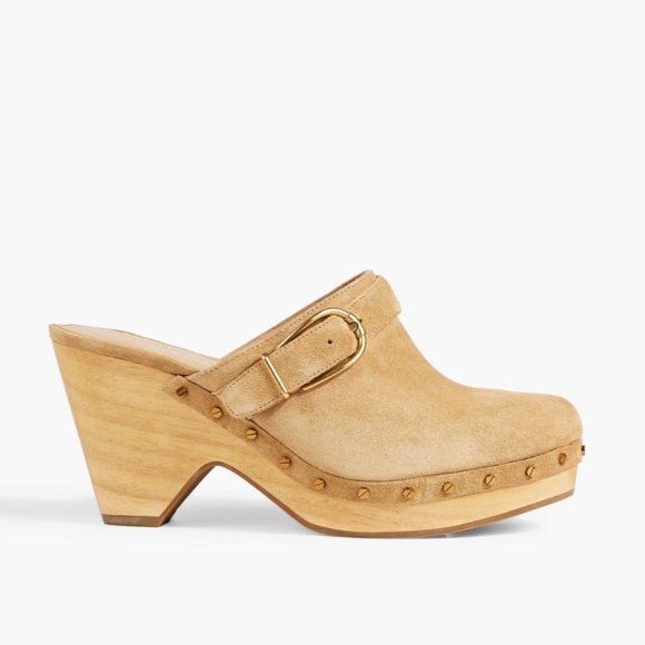 Veronica Beard Shoes - Veronica Beard Hendrix Clog Mule Womens Size 8 in Sand Beige NWT